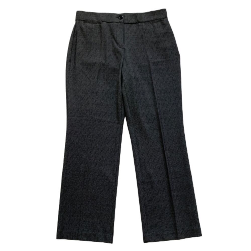 Briggs Pants Petite Gray Slimming Solution Comfort Waistband Stretch Work 10P